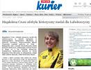 O Olimpiadzie Młodzieży w mediach. O medalach piszą na LUBELSKIE.PL . Są relacje WIDEO.  Wywiad z Ulką Łętochą. Wywiad z Barbarą Sobańską "SMS czeka na zawodników z TomaszowaL".  Wywiad z Magdą "O TOMASZOWIE CORAZ GŁOŚNIEJ".  Dzisiejsza strona UM.